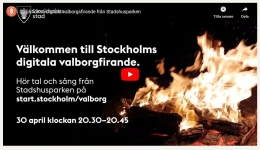 Pemberitahuan pesta Walpurgis (Sumber: Istimewa (https://start.stockholm/valborg/) 