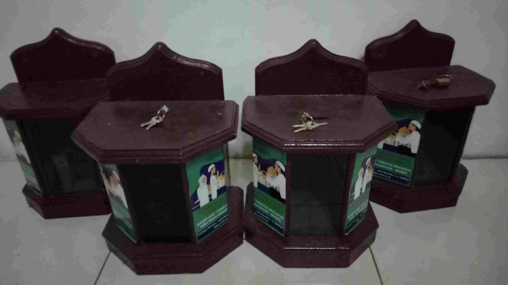 Beberapa Kotak Amal khusus untuk Dhuafa Dan Yatim Piatu | Dok. pribadi