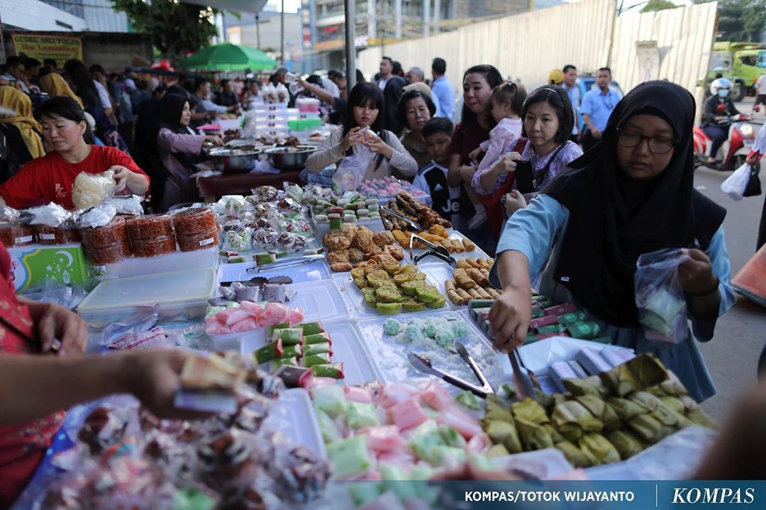 Pasar Benhil (Foto TOTOK WIJAYANTO/Kompas)