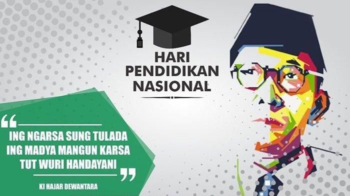 Illustrasi Ki Hajar Dewantara sebgai Bapak Pendidikan Nasional Indonesia (sumber foto : https://kaltim.tribunnews.com)