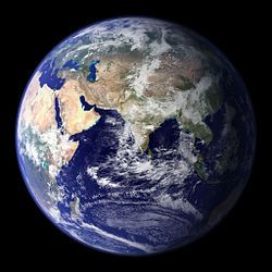 Illustrasi dunia (Foto: NASA/Wikipedia.org)