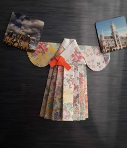 Kreasi Origami Hanbok (Dok-Pri Rasawulan Sari Widuri)