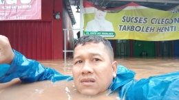 Banjir merendam Kampung Ciore Kueste hingga ketinggian mencapai 2 meter (Foto Munji/Grup Whatsaaps)