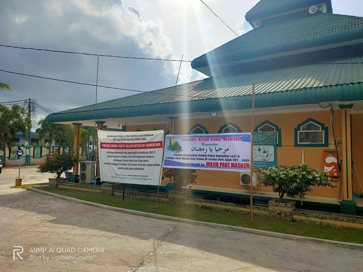 Masjid Darul Muta'allim Batam. | Dokumentasi Pribadi