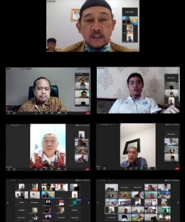 Video Conference bersama Kadisbudpar SulSel (04/05/20).