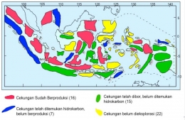 Gambar 16. Peta Potensi Cadagan di Indonesia.