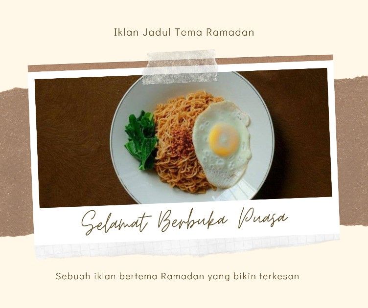 Iklan mie jadul yang muncul saat Ramadan itu dulu bikin aku mikir (sumber gambar: Tribunnews)