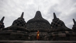 Perayaan Waisak tidak digelar di Borobudur -Sumber Foto: https://www.liputan6.com/ 