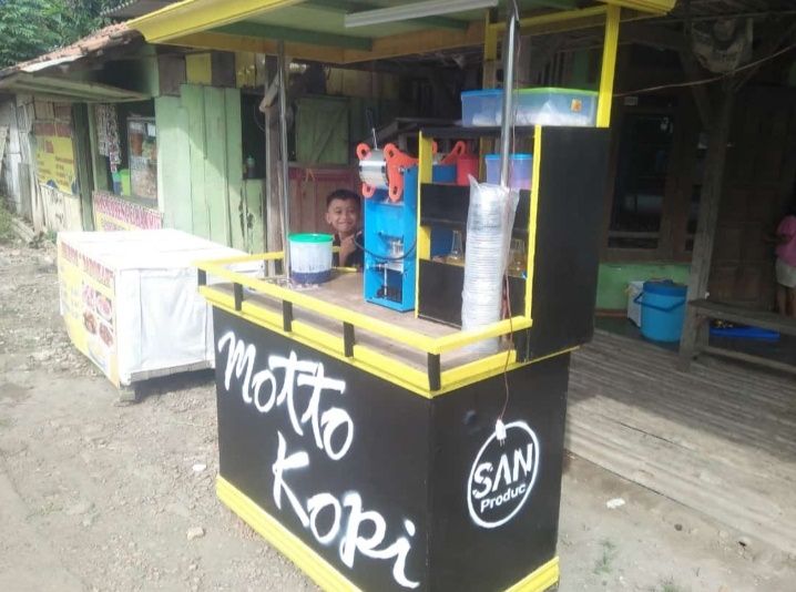 Kedai Motto Kopi milik Kak Amao dan Kak Tiar--dokpri