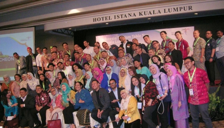 Acara promosi wisata Indonesia di Hotel Istana Kuala Lumpur, Malaysia. (foto: dok. pribadi)
