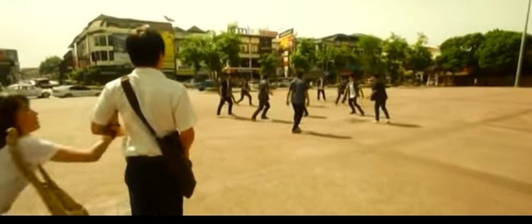 Name mencegah Song agar tak terlibat perkelahian/foto tangkapan layar video