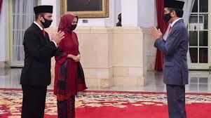 Presiden Jokowi lantik Ketua BNPT Irjen Polisi Boy Rafli Amar di Istana Negara/Sumber: radarbogor.id