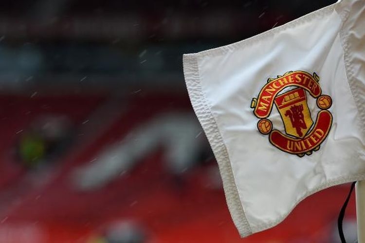Bendera Manchester United (AFP PHOTO / PAUL ELLIS) 