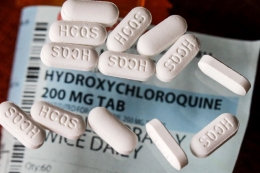 Obat Hydroxychloroquine. (Foto: John Locher/Associated Press)