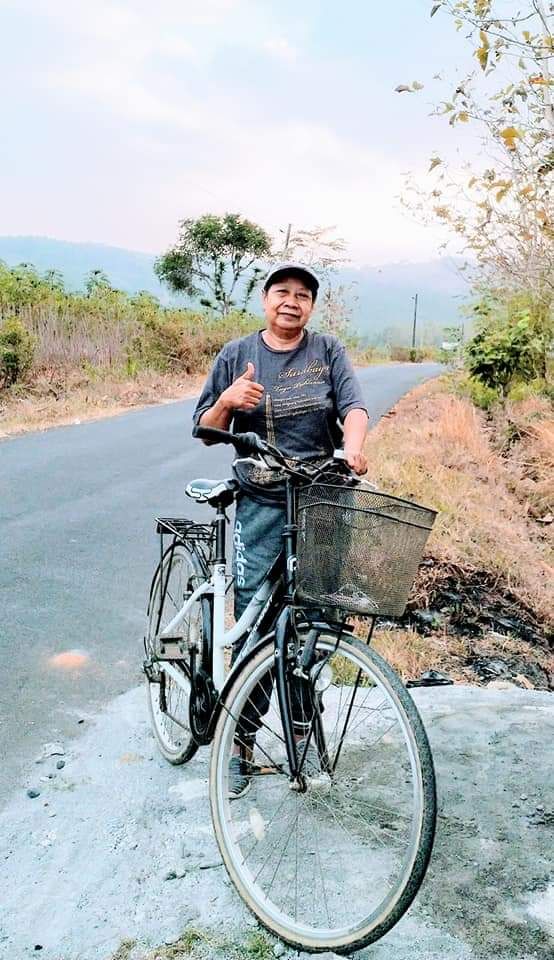 Ibu rajin bersepeda pagi sebelum Covid-19 Melanda. Dokpri