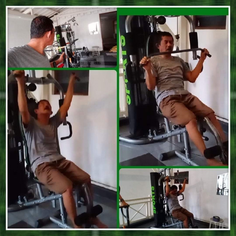 Ilustrasi: Alat fit deluxe home gym atau alat olah raga multi fungsi, Surabaya (10/5/20). Sumber: Dokpri | ASRUL HOESEIN