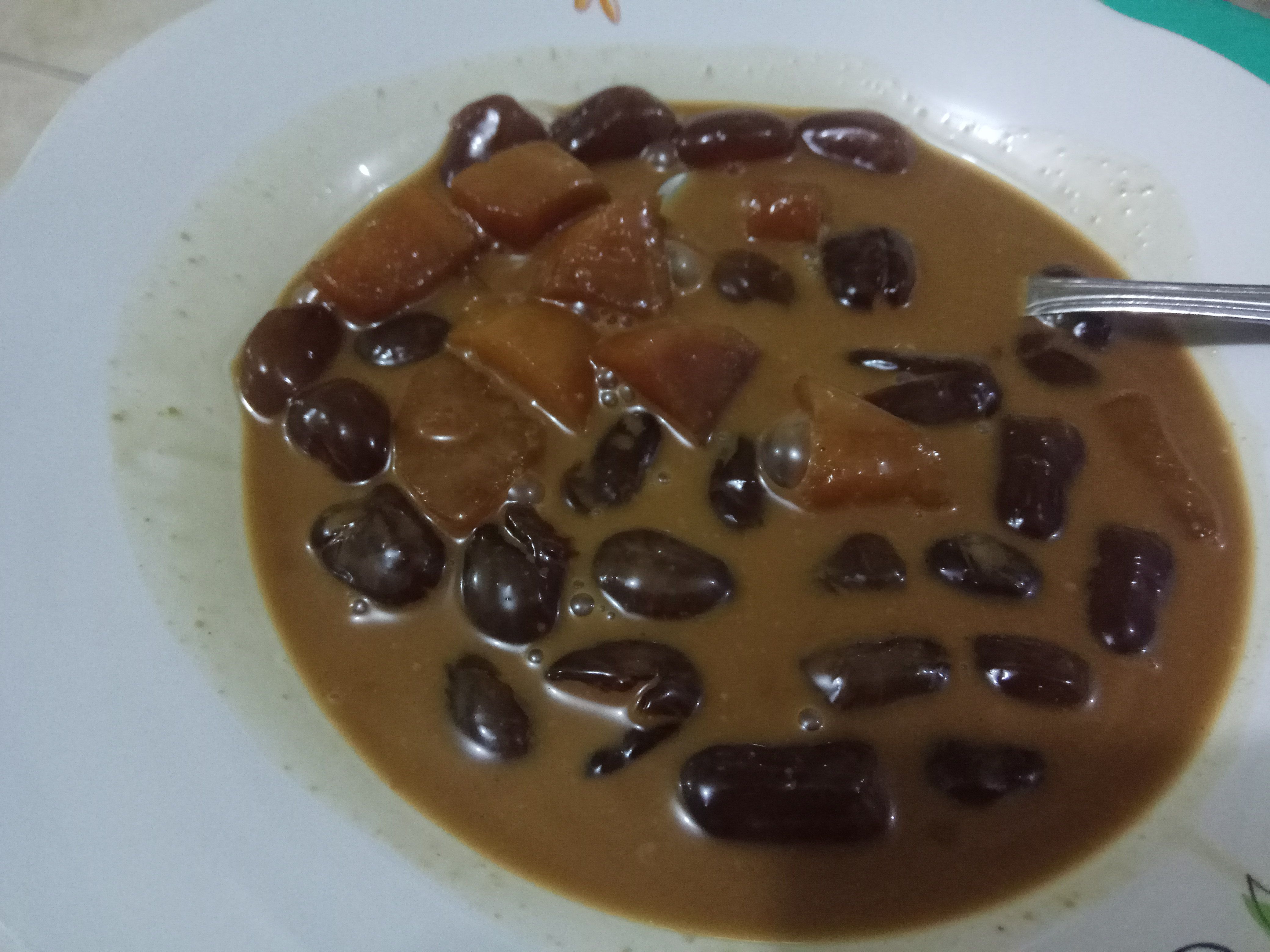 Kolak Beluluk (Kolangkaling) yang manis pas buat berbuka puasa (Dokpri)