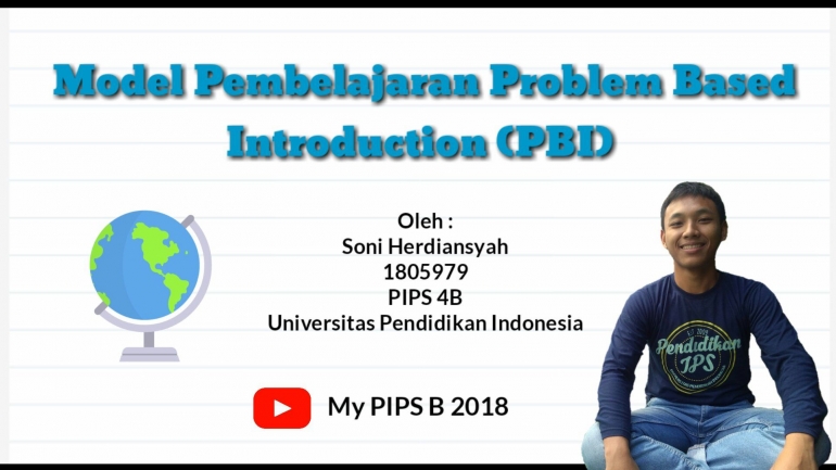 Thumbnail tugas video model pembelajaran PBI. Ilustrasi:dokpri. 