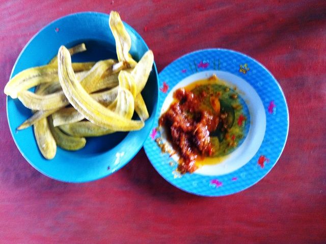 Pisang Epe dan Sambal Pedas (sumber: dokpri)