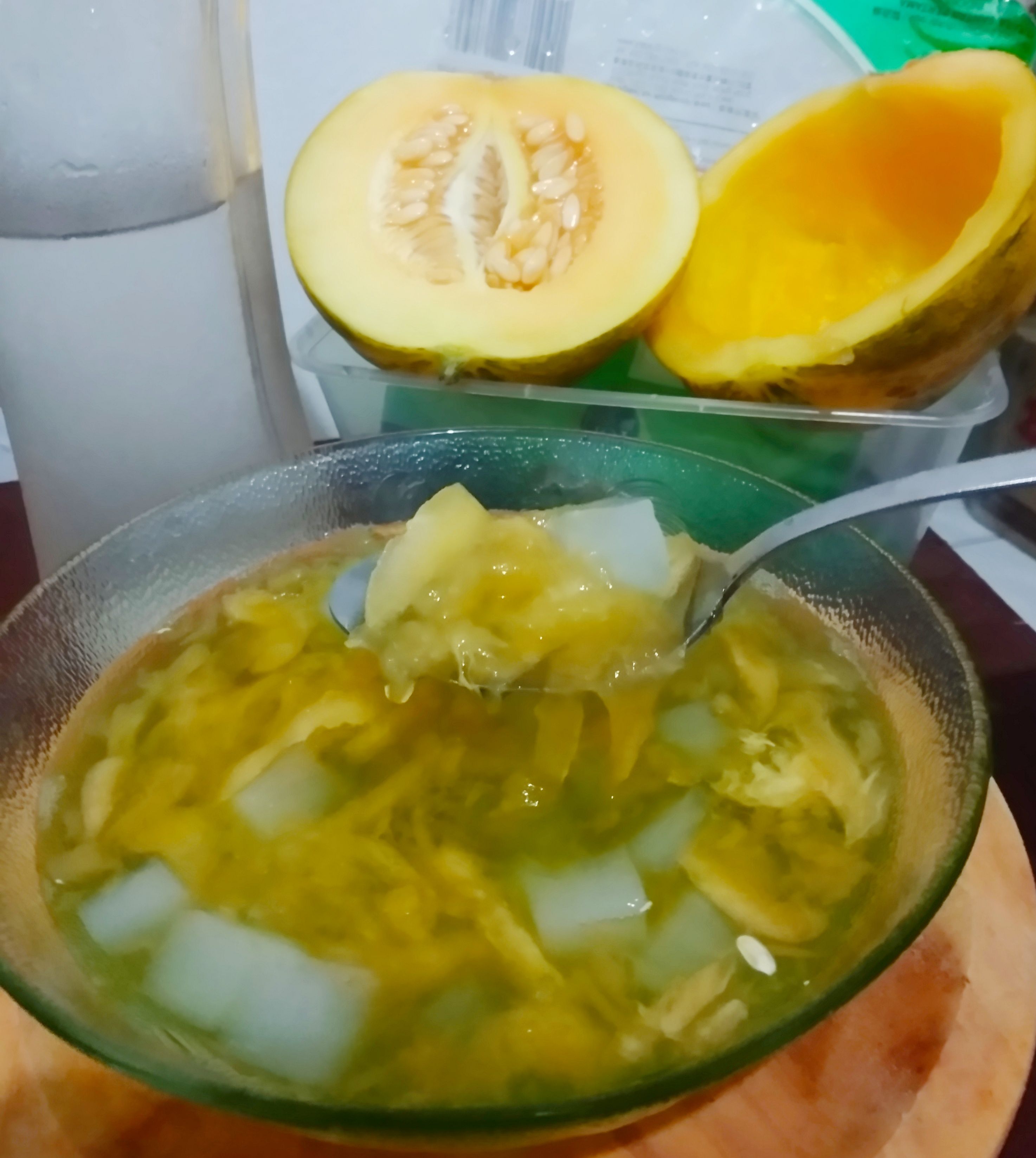 Dok.pri mengolah Blewah menjadi kreasi minuman berbuka puasa