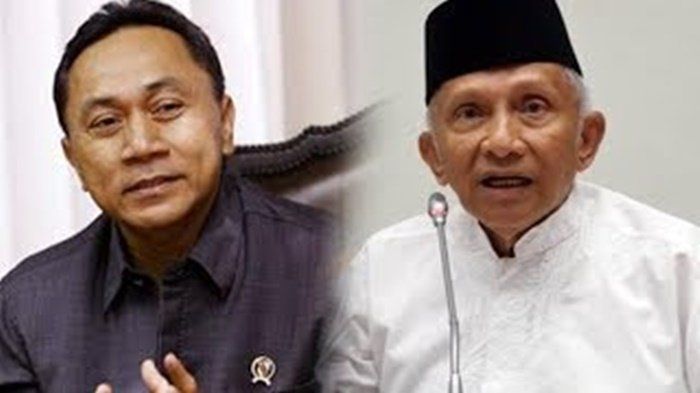 Zulkifli Hasan dan Amien Rais (tribunnews.com)