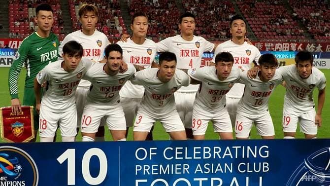 Penampilan Alexandre Pato bersama Tianjin Tianhai ketika mencapai babak 8 besar Liga Champions Asia 2018. | foto: AFP/Toshifumi KITAMURA via CNA