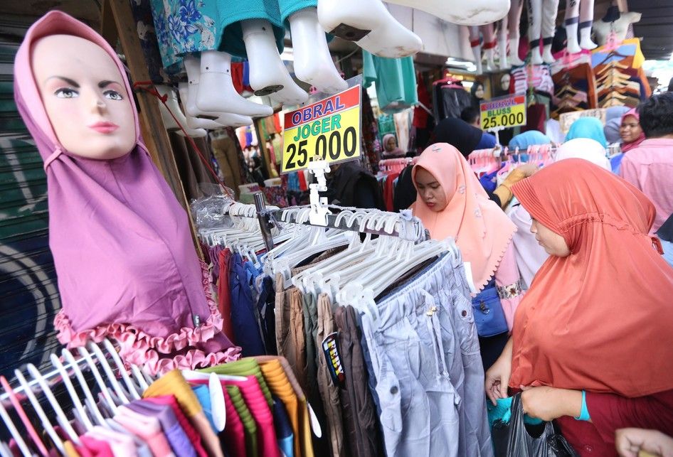 Pasar Tanah Abang (KOMPAS.com / ANDREAS LUKAS ALTOBELI)