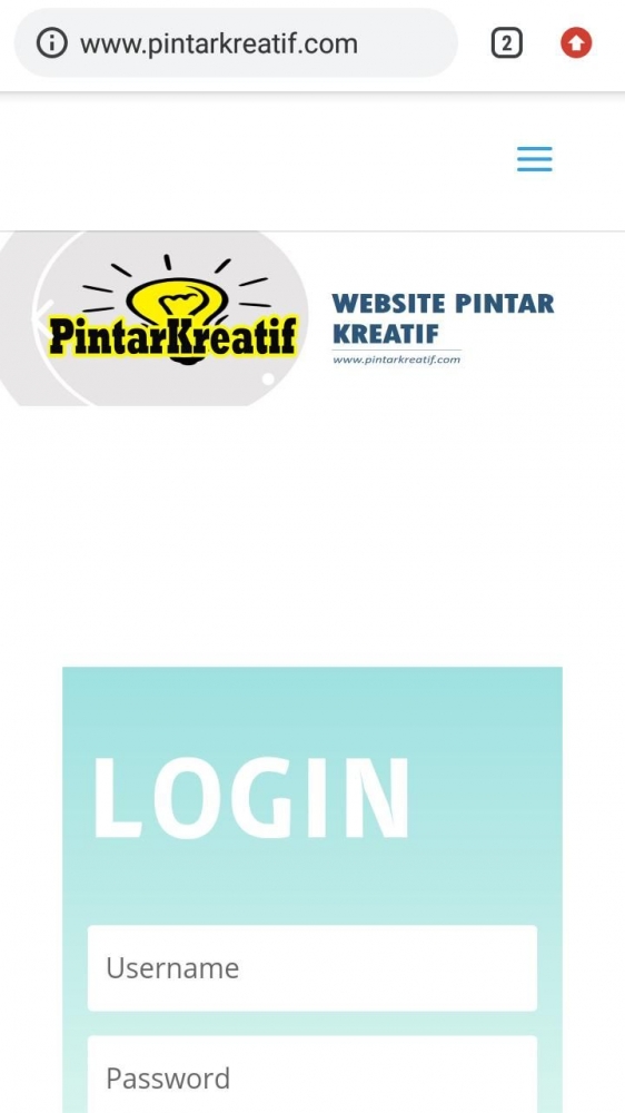 Gambar Website Pintar Kreatif | Dok. pribadi, hasil screenshot