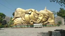 Patung Ganesha Raksasa | tangkapan layar YouTube Mas Nawir