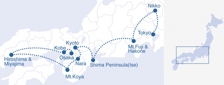 www.dmcjapan-knt.com | Dari Kyoto menuju Nara, tidak jauh, sekitar 45 menit saja, dengan kereta ekspres.