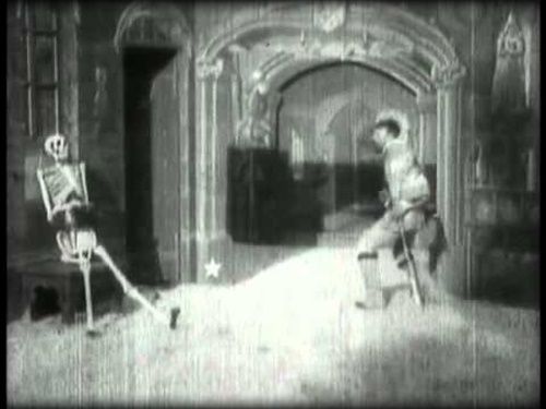 Le Manoir du diable, film horor pendek buatan Prancis yang disebut-sebut film horor pertama (gambar dari openculture.com)