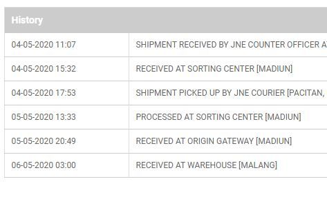 JNE Tracking (dok.jne)