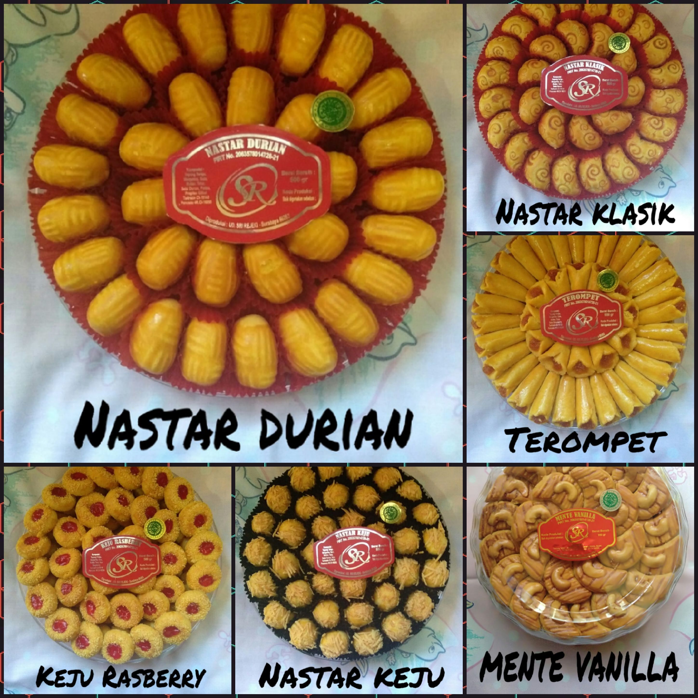 Aneka rasa kue kering. Gambar promo online produk kue kering