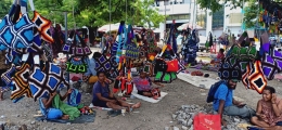 Suasana Pasar Tradisional yang Mayoritas di jajakan oleh kaum wanita. | Dokpri