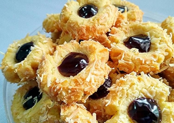 Kuker Blueberry Thumbprint. Gambar: Cookpad.com / Uli's Kitchen