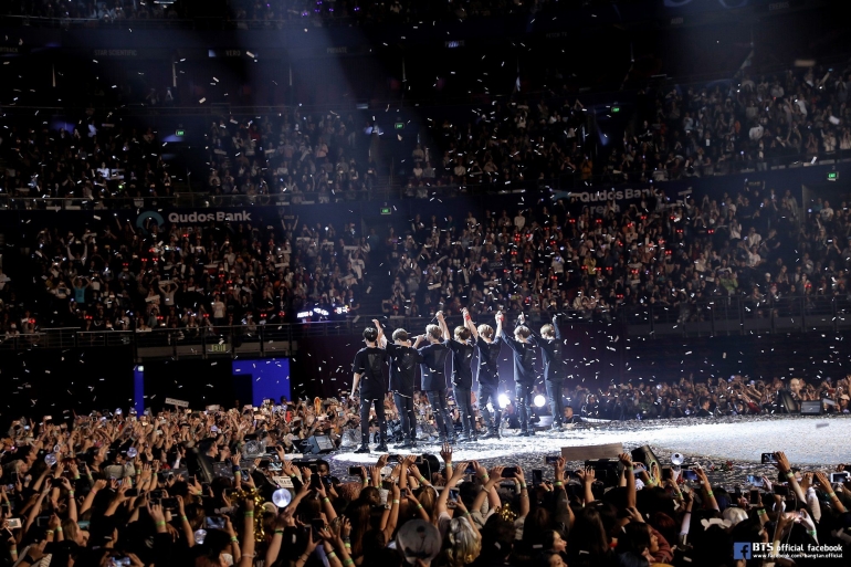 One of K-Pop Concert that has been held.