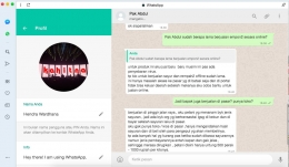 berdialog dengan Abdul melalui whatsapp (dok. pri).