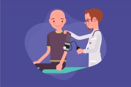 Memeriksa tekanan darah (sumber: halodoc.com)
