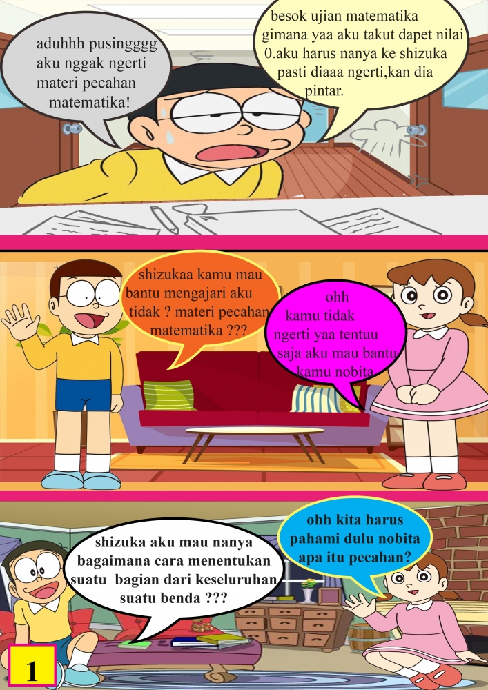 Komika Kamit {Komik Matematika Kocak,Menarik,Inspiratif}-Ilustrasi Pribadi