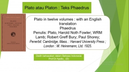 Phaedrus Karya Platon
