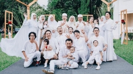 Ilustrasi keluarga besar (Sumber: Tribunnews.com dari Instagram Zaskia Adya Mecca)