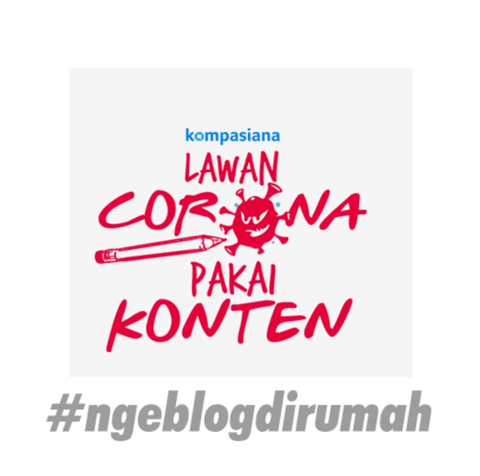 Lawan corona pakai konten (dok.Kompasiana)