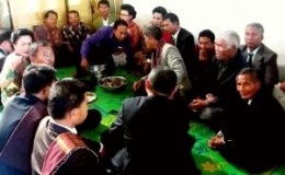 Suasana sebuah pesta adat orang Batak Toba (Foto: tobatabo.com)