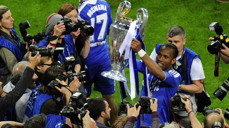 Didier Drogba saat membawa Chelsea juara Liga Champions pada 2012. Drogba bangkit dari kejatuhan setelah empat tahun sebelumnya (tepat hari ini), Chelsea menangis di malam final di Moskow/Foto: uefa.com