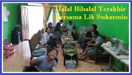 Halal Bihalal Hari Raya Lebaran terakhir bersama Pak Lik Sukarmin di Solo (Sumber: dokumen pribadi)