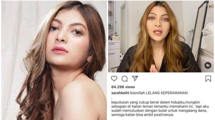 Tangkapan layar unggahan Sarah Salsabila di akun Instagram pribadinya. (Foto. Tribunnews.com)