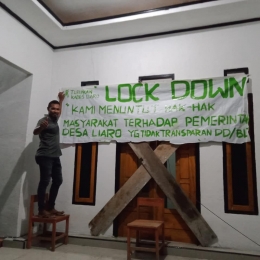  foto:documen mahasiswa desa liaro