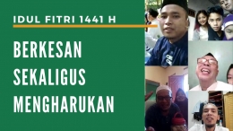 Lebaran kali ini, saling menanyakan kabar dan bertukar cerita saja sudah cukup membuat bahagia (dokpri)