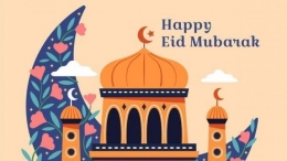 Ilustrasi : Happy Eid Mubarak