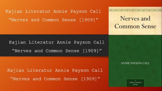 Kajian Literatur Annie Payson Call 